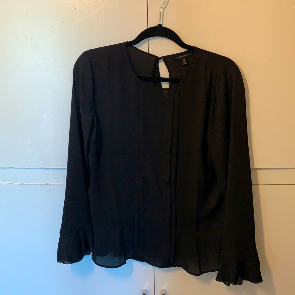 Banana Republic black dressy blouse